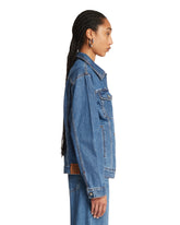 Blue Cotton Denim Jacket | PDP | Antonia