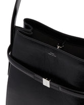 Black Belted Bucket Bag | PDP | Antonia