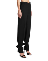 Black Buckled Slouch Pants | PDP | Antonia