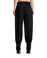 Black Buckled Slouch Pants | PDP | Antonia