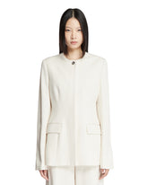 White Crewneck Jacket - Women | PLP | Antonia