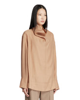 Beige Flowing Blouse | PDP | Antonia