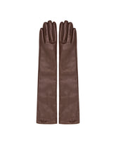 Brown Leather Gloves - Women | PLP | Antonia