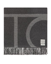 Grey Monogram Scarf - Women | PLP | Antonia