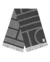 Grey Monogram Scarf - Women | PLP | Antonia