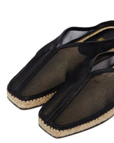 Black Mesh Slippers | PDP | Antonia