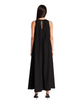 Black T-strap Satin Dress | PDP | Antonia