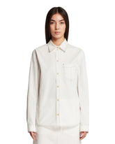 White Petite Tumbled Shirt - Toteme studio women | PLP | dAgency