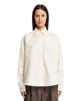 Yellow Oversize Cotton Shirt - Toteme studio women | PLP | dAgency
