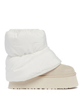 White Classic Mini Dipper Puffer Boots - UGG WOMEN | PLP | Antonia