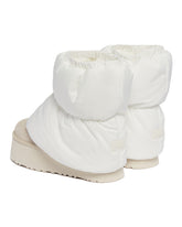 White Classic Mini Dipper Puffer Boots | PDP | Antonia