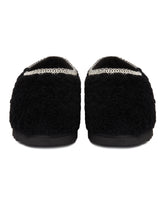 Black Tasman Maxi Curly Slippers | PDP | Antonia