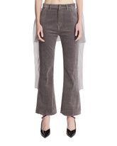 Gray Jeans with Inserts - UNDERCOVER | PLP | Antonia