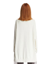 White Asymmetric Hoodie | PDP | Antonia