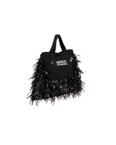 Black Sequin Tote Bag | PDP | Antonia