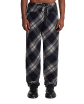 Blue Checkered Wool Pants - UNDERCOVER | PLP | Antonia