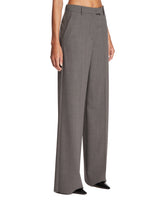 Gray Wool Palazzo Pants | PDP | Antonia