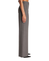 Gray Wool Palazzo Pants | PDP | Antonia