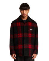 Red and Black Check Jacket | PDP | Antonia