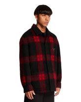 Red and Black Check Jacket | PDP | Antonia