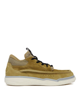 Beige Runboot Leather Sneakers - VALENTINO GARAVANI MEN | PLP | Antonia