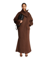 Brown Oversized Coat - VAUTRAIT WOMEN | PLP | Antonia