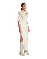 White Long Silk Dress | PDP | Antonia