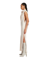 White Long Silk Dress | PDP | Antonia