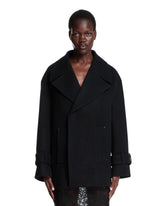 Black Oversized Coat - Women | PLP | Antonia