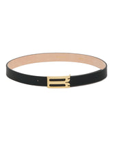 Black Jumbo Frame Belt | PDP | Antonia