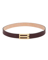 Burgundy Jumbo Frame Belt | PDP | Antonia