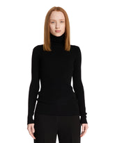 Black Turtleneck Sweater - Women's knitwear | PLP | Antonia