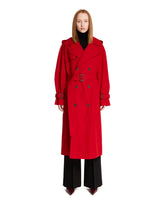 Trench Rosso Con Cintura - ABBIGLIAMENTO DONNA | PLP | Antonia