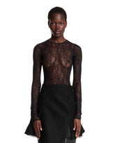 Black Lace Bodysuit - WARDROBE NYC WOMEN | PLP | Antonia