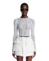 Off White Lace Bodysuit - Women's tops | PLP | Antonia