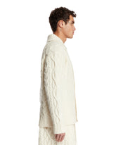 Woolrich by Todd Snyder White Cardigan | PDP | Antonia