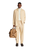 Beige Pleated Trousers - Men's trousers | PLP | Antonia