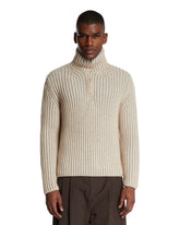 Beige Oasi Cashmere Turtleneck Sweater - Men's knitwear | PLP | Antonia