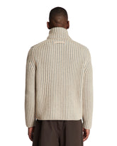 Beige Oasi Cashmere Turtleneck Sweater | PDP | Antonia