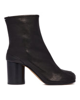 Black Leather Tabi Boots | PDP | Antonia