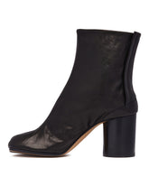 Black Leather Tabi Boots | PDP | Antonia