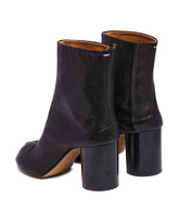 Black Leather Tabi Boots | PDP | Antonia