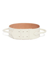 White Teckel Double Handle Belt | PDP | Antonia