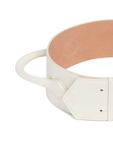 White Teckel Double Handle Belt - Alaia women | PLP | dAgency