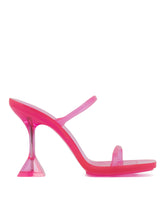 Lotus Pink Brito Sandals - Amina muaddi women | PLP | dAgency