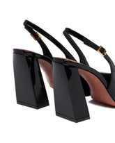 Black Charlotte Sling Pumps | PDP | Antonia