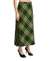 Green Check Skirt | PDP | Antonia