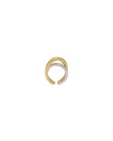 Gold And Silver Initial Ring | PDP | Antonia