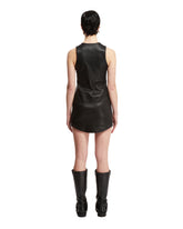 Black Leather Mini Dress | PDP | Antonia