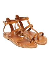 Brown Antioche Flat Sandals - Women's sandals | PLP | dAgency
